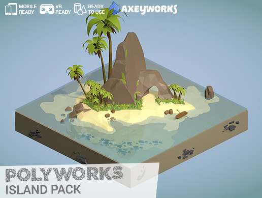 Pack islands. По Polyworks.